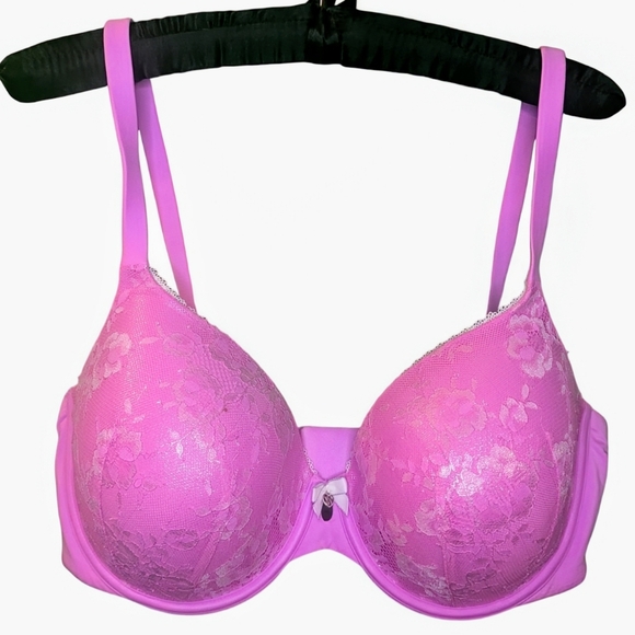 Victoria's Secret Other - Victoria Secret Padded Bra 38DD Pink Lace